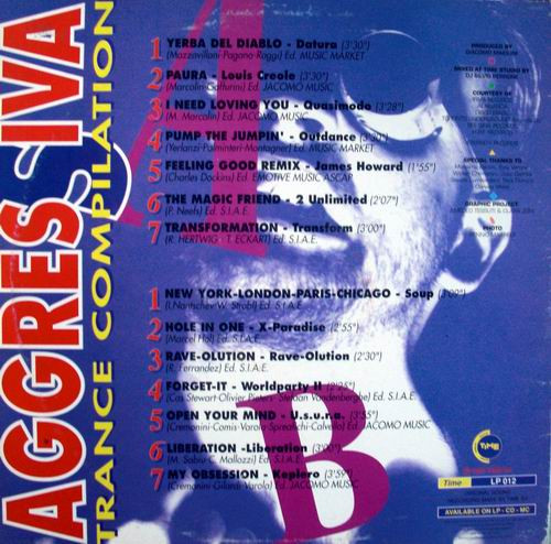 Various - Aggressiva Trance Compilation | TIME (TIME LP 012)