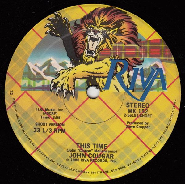 John Cougar Mellencamp - This Time | Riva (MK 152) - 2