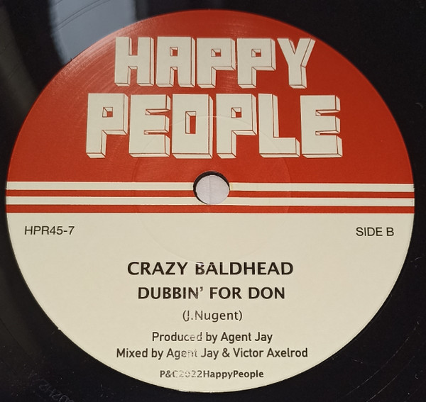Crazy Baldhead - Drummin' For Don | Happy People (HPR45-7) - 2