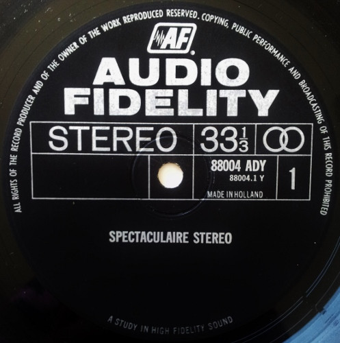 Various - Spectaculaire Super Stéréo - Grands Effets Sonores | Audio Fidelity (88004 ADY) - 3 Various - Spectaculaire Super Stéréo - Grands Effets Sonores | Audio Fidelity (88004 ADY) - 3