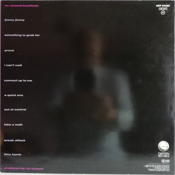 Ric Ocasek - Beatitude | Geffen Records (GEF 25282) - 3