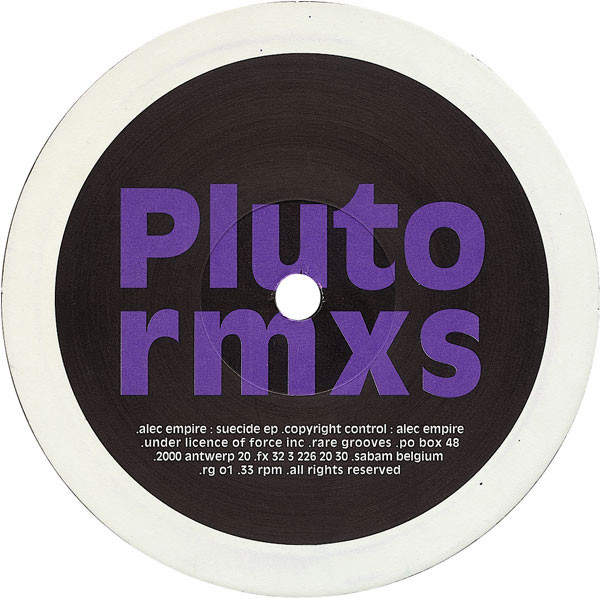 Alec Empire - SuEcide EP (Pluto Remixes) | Rare Grooves (rg 01) - 2 Alec Empire - SuEcide EP (Pluto Remixes) | Rare Grooves (rg 01) - 2