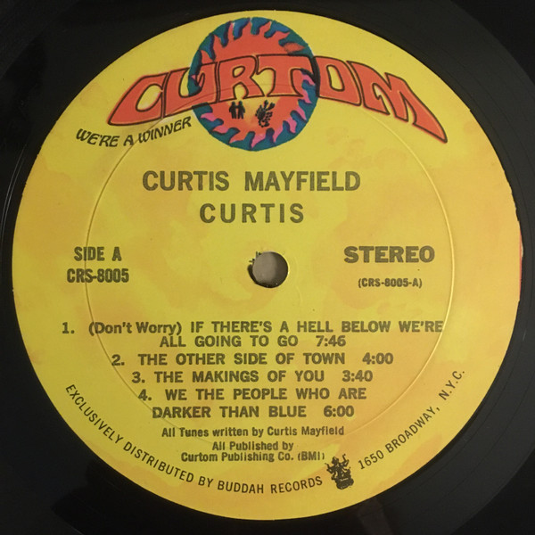Curtis Mayfield - Curtis | Curtom (CRS 8005) - 2 Curtis Mayfield - Curtis | Curtom (CRS 8005) - 2