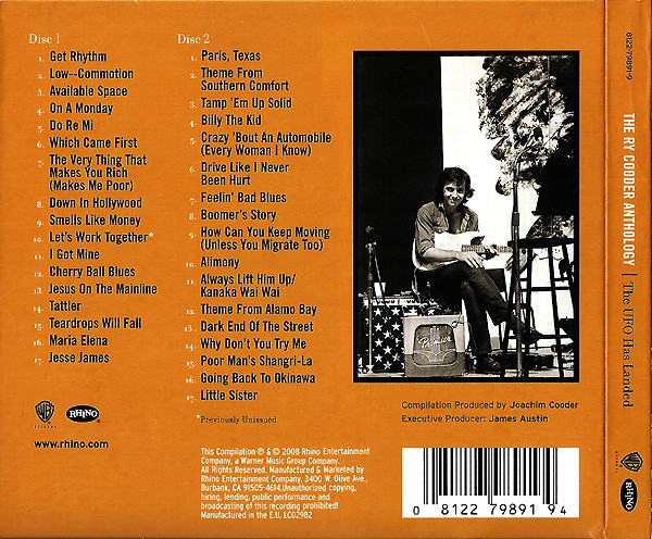 Ry Cooder - The UFO Has Landed | Warner Bros. Records (8122-79891-9)