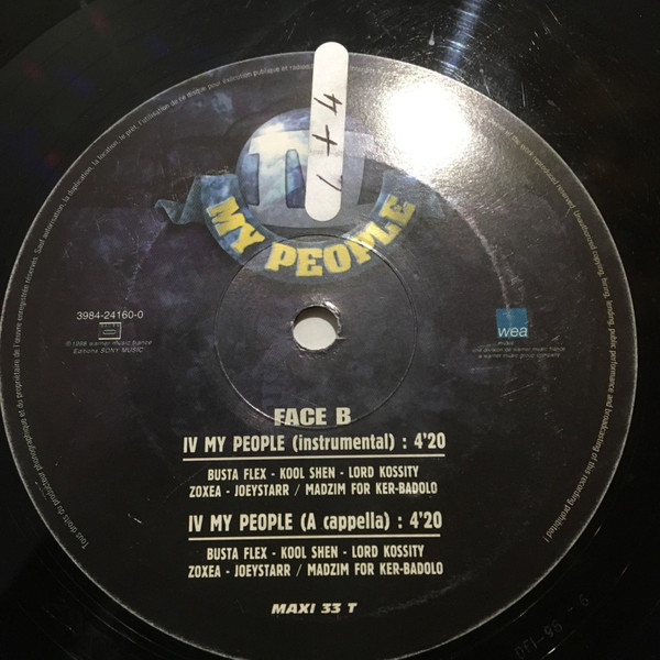 IV My People - IV My People | WEA Music (3984 24160-0) - 3