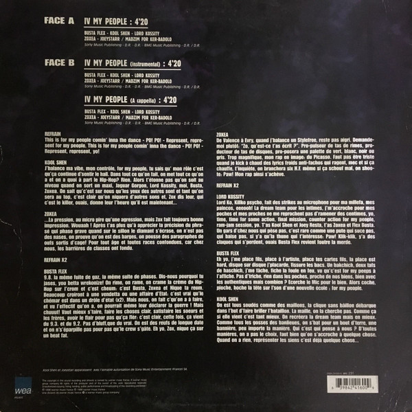 IV My People - IV My People | WEA Music (3984 24160-0) - 2