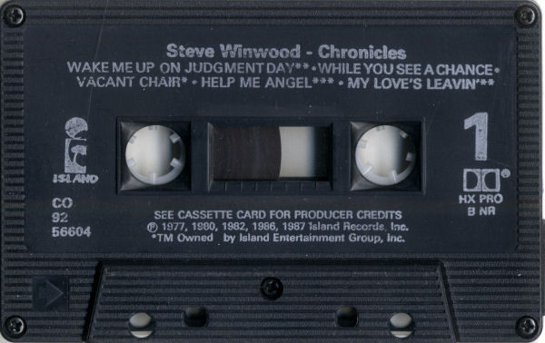 Steve Winwood - Chronicles | Island Records (92 56604) - 3 Steve Winwood - Chronicles | Island Records (92 56604) - 3