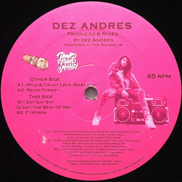 Andrés - Wild And Crazy Love EP | Deep Fried Music (DF008) - main