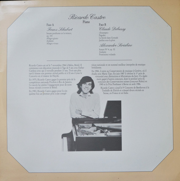 Ricardo Castro - Prix Patek Philippe - 1er Prix De Virtuosité De Piano | Patek Philippe (LP 30-987) - 3