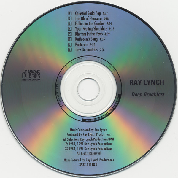 Ray Lynch - Deep Breakfast | Ray Lynch Productions (3537 11118-2) - 3
