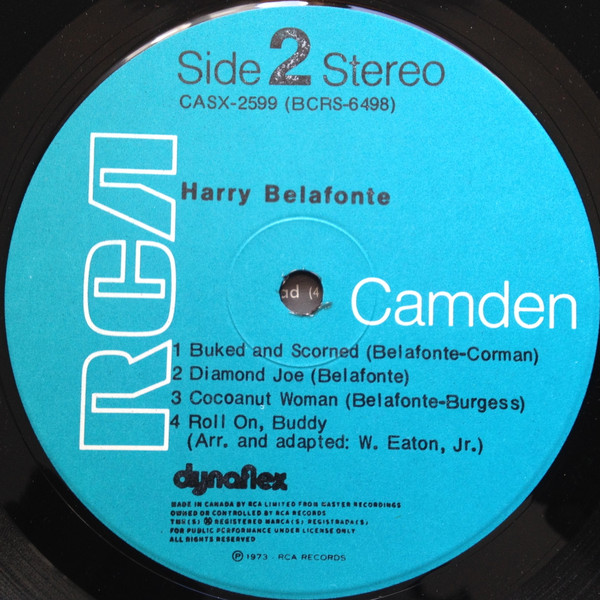 Harry Belafonte - Harry Belafonte | RCA Camden (CAS-2599) - 4