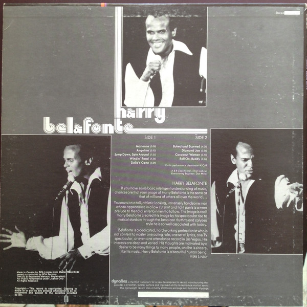 Harry Belafonte - Harry Belafonte | RCA Camden (CAS-2599) - 2