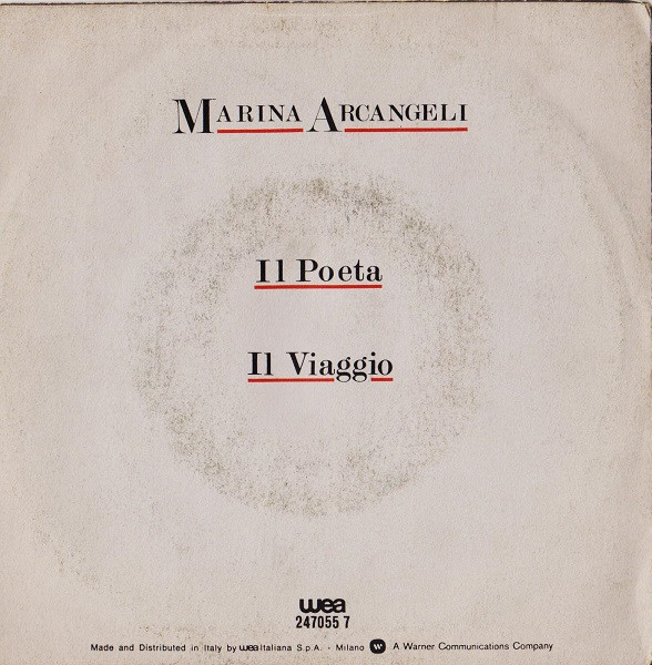 Marina Arcangeli - Il Poeta | WEA (247055 7) - 2