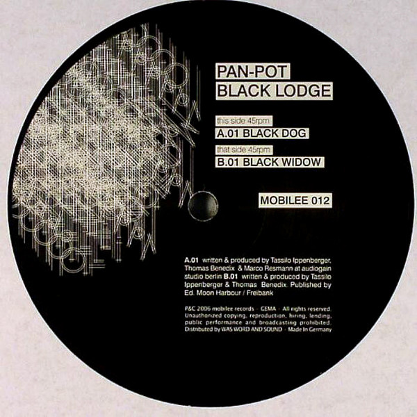 Pan-Pot - Black Lodge | Mobilee (MOBILEE 012) - main