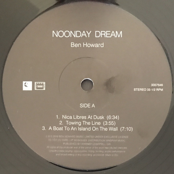 Ben Howard - Noonday Dream | Tôt Ou Tard (3357646) - 3 Ben Howard - Noonday Dream | Tôt Ou Tard (3357646) - 3