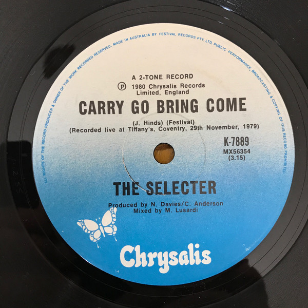 The Selecter - Missing Words | Chrysalis (K-7889) - 3