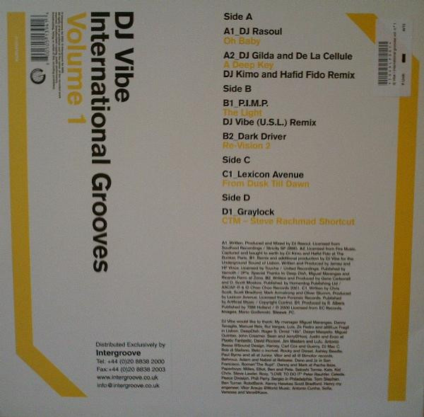 DJ Vibe - International Grooves Volume 1 | interGROOVE (IGUKLP001-3) - 2