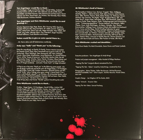 Sodom - Tapping The Vein (2LP - Red Transparent Vinyl) [Vinyl] | Noise Records (NOISE119DLP) - 3