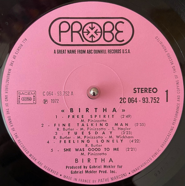 Birtha - Birtha | Probe (2C064-93752) - 3 Birtha - Birtha | Probe (2C064-93752) - 3
