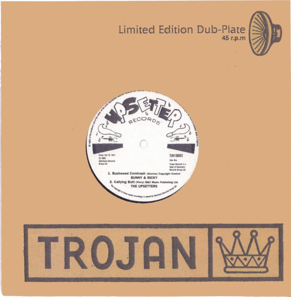 Bunny & Ricky / Lee Perry / The Upsetters - Bushweed Corntrash / Callying Butt / Stay Dread | Upsetter (TJH10003) - 3