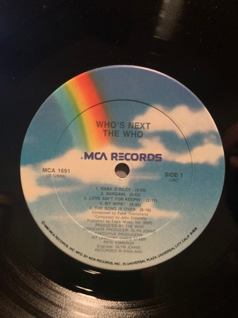 The Who - Who's Next | MCA Records (MCA-1691) - 4 The Who - Who's Next | MCA Records (MCA-1691) - 4