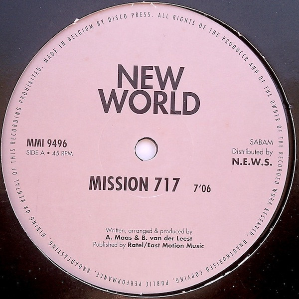 New World - Mission 717 / Time Mode | Music Man Records (MMI 9496) - 2