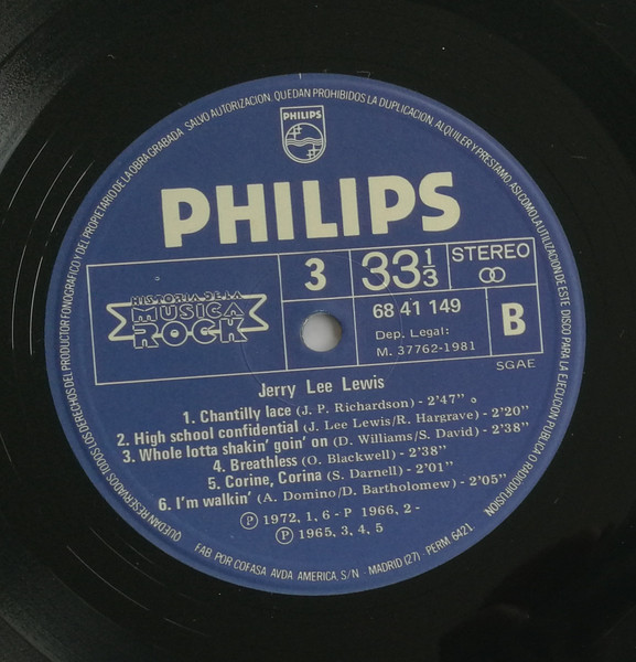 Jerry Lee Lewis - Jerry Lee Lewis | Philips (68 41 149) - 4 Jerry Lee Lewis - Jerry Lee Lewis | Philips (68 41 149) - 4