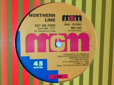 Northern Line - Set Me Free | MGM Records (MG 004) - main Northern Line - Set Me Free | MGM Records (MG 004) - main