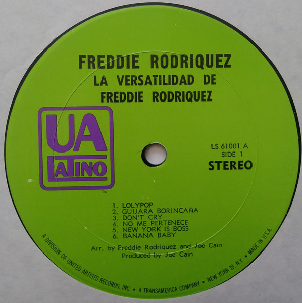 Freddie Rodriguez - La Versatilidad De Freddie Rodriguez | UA Latino (LS 61001) - 2
