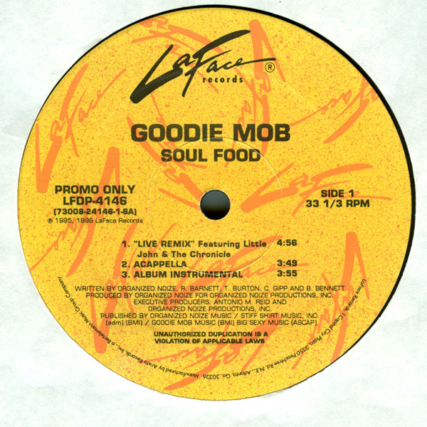 Goodie Mob - Soul Food | LaFace Records (LFDP-4146) - 2 Goodie Mob - Soul Food | LaFace Records (LFDP-4146) - 2