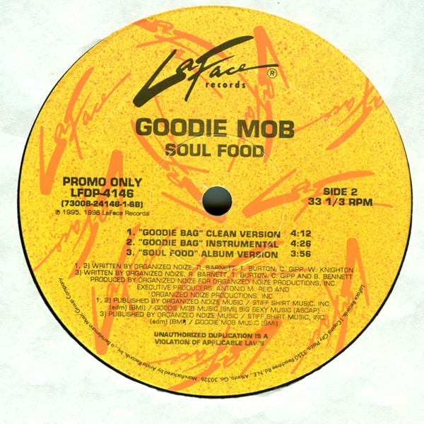 Goodie Mob - Soul Food | LaFace Records (LFDP-4146) - 3 Goodie Mob - Soul Food | LaFace Records (LFDP-4146) - 3