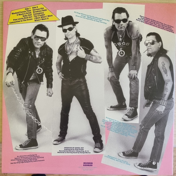 Dee Dee King - Standing In The Spotlight | Crusher Records (CR-01) - 3 Dee Dee King - Standing In The Spotlight | Crusher Records (CR-01) - 3