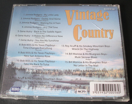 Various - Vintage Country | HHO (HADCD 161) - 4 Various - Vintage Country | HHO (HADCD 161) - 4