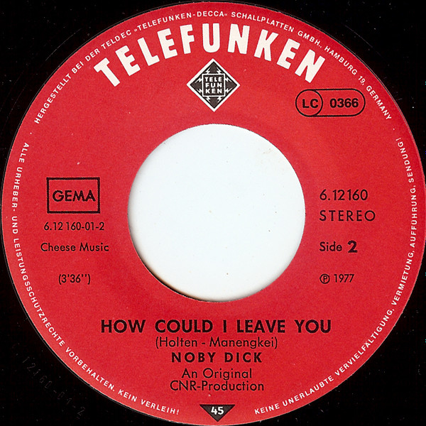 Noby Dick - Play Me A Love Song | Telefunken (6.12 160) - 4