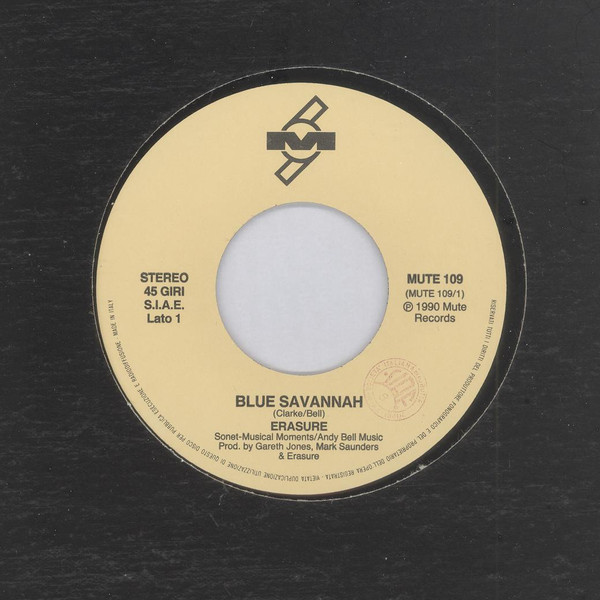 Erasure - Blue Savannah | Mute (MUTE 109) - 3
