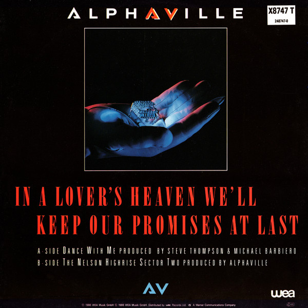 Alphaville - Dance With Me (Empire Remix) | WEA (X8747 T) - 2 Alphaville - Dance With Me (Empire Remix) | WEA (X8747 T) - 2
