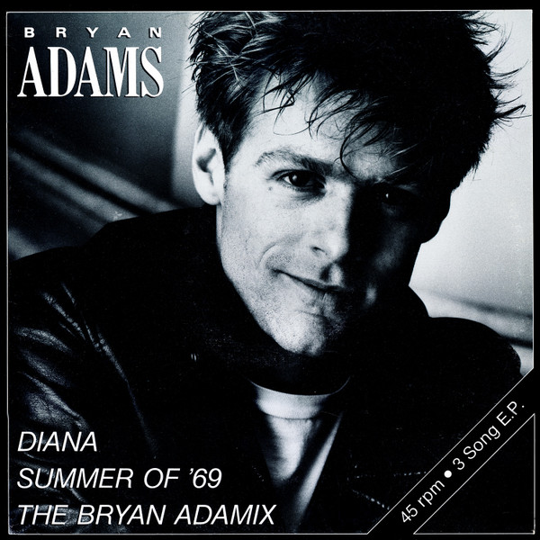 Bryan Adams - Diana / Summer Of 69' / The Bryan Adamix | A&M Records (SP 23030) - main