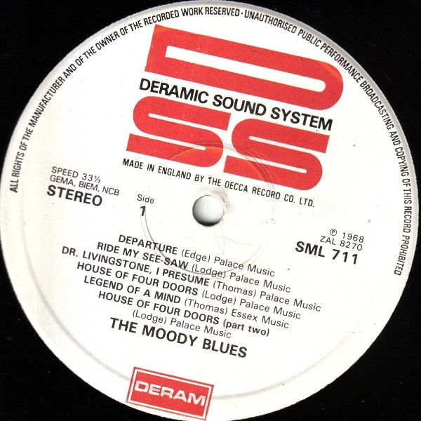 The Moody Blues - In Search Of The Lost Chord | Deram (SML 711) - 3
