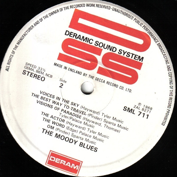 The Moody Blues - In Search Of The Lost Chord | Deram (SML 711) - 4