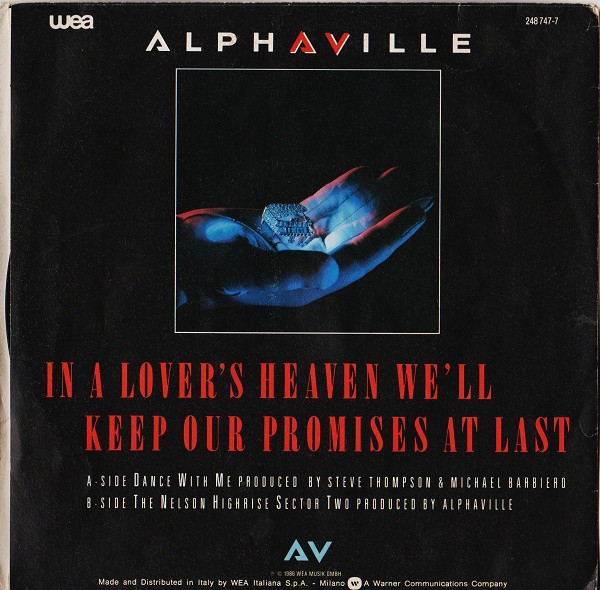 Alphaville - Dance With Me | WEA (24 8747-7) - 2