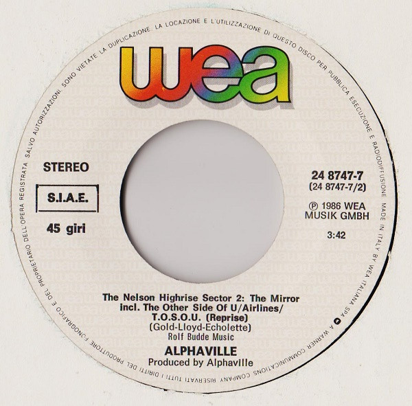 Alphaville - Dance With Me | WEA (24 8747-7) - 4