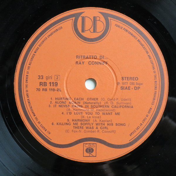 Ray Conniff - Ritratto Di Ray Conniff | Record Bazaar (RB 119) - 4 Ray Conniff - Ritratto Di Ray Conniff | Record Bazaar (RB 119) - 4