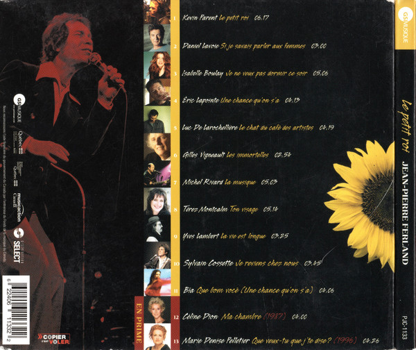 Various - Le Petit Roi (Jean-Pierre Ferland Chanté Par…) | GSI Musique (PJC-1133) - 2 Various - Le Petit Roi (Jean-Pierre Ferland Chanté Par…) | GSI Musique (PJC-1133) - 2