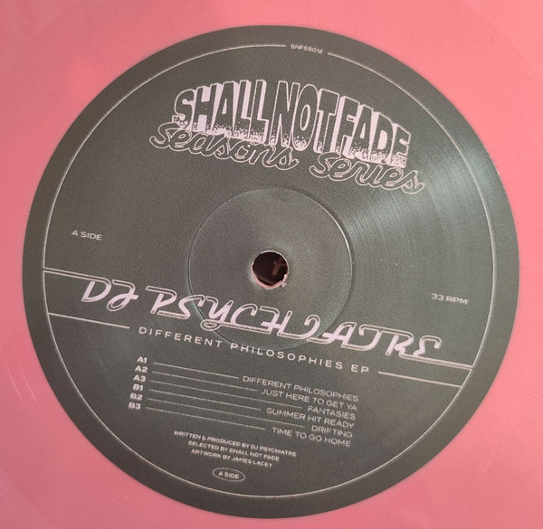DJ Psychiatre - Different Philosophies EP | Shall Not Fade (SNFSS012) - main DJ Psychiatre - Different Philosophies EP | Shall Not Fade (SNFSS012) - main