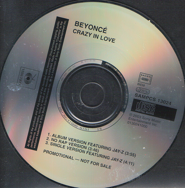 Beyoncé - Crazy In Love | Columbia (SAMPCS 13024) - 3
