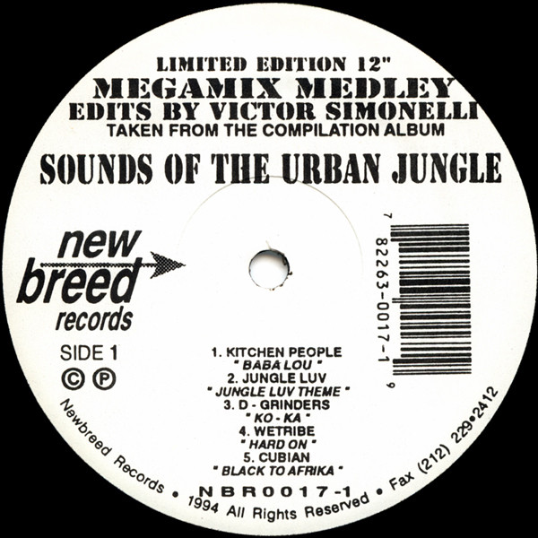 Various - Sounds Of The Urban Jungle (Megamix Medley / Jungle Breaks) | New Breed (NBR0017-1) - main Various - Sounds Of The Urban Jungle (Megamix Medley / Jungle Breaks) | New Breed (NBR0017-1) - main