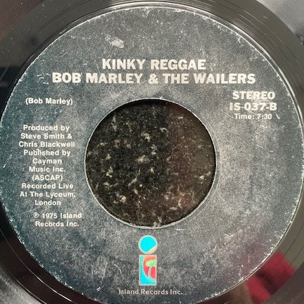 Bob Marley & The Wailers - No Woman, No Cry | Island Records Ltd. (IS 037) - 2