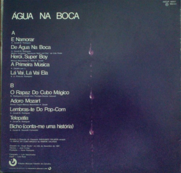 Lara Li - Água Na Boca | Valentim de Carvalho (2VCLP-10007) - 2