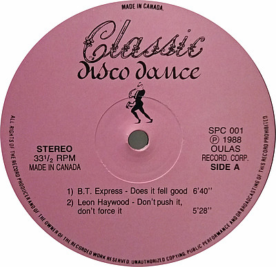 Various - Classic Disco Dance | Classic Disco Dance (SPC 001)