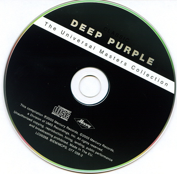 Deep Purple - The Universal Masters Collection | Mercury (077 038-2) - 4